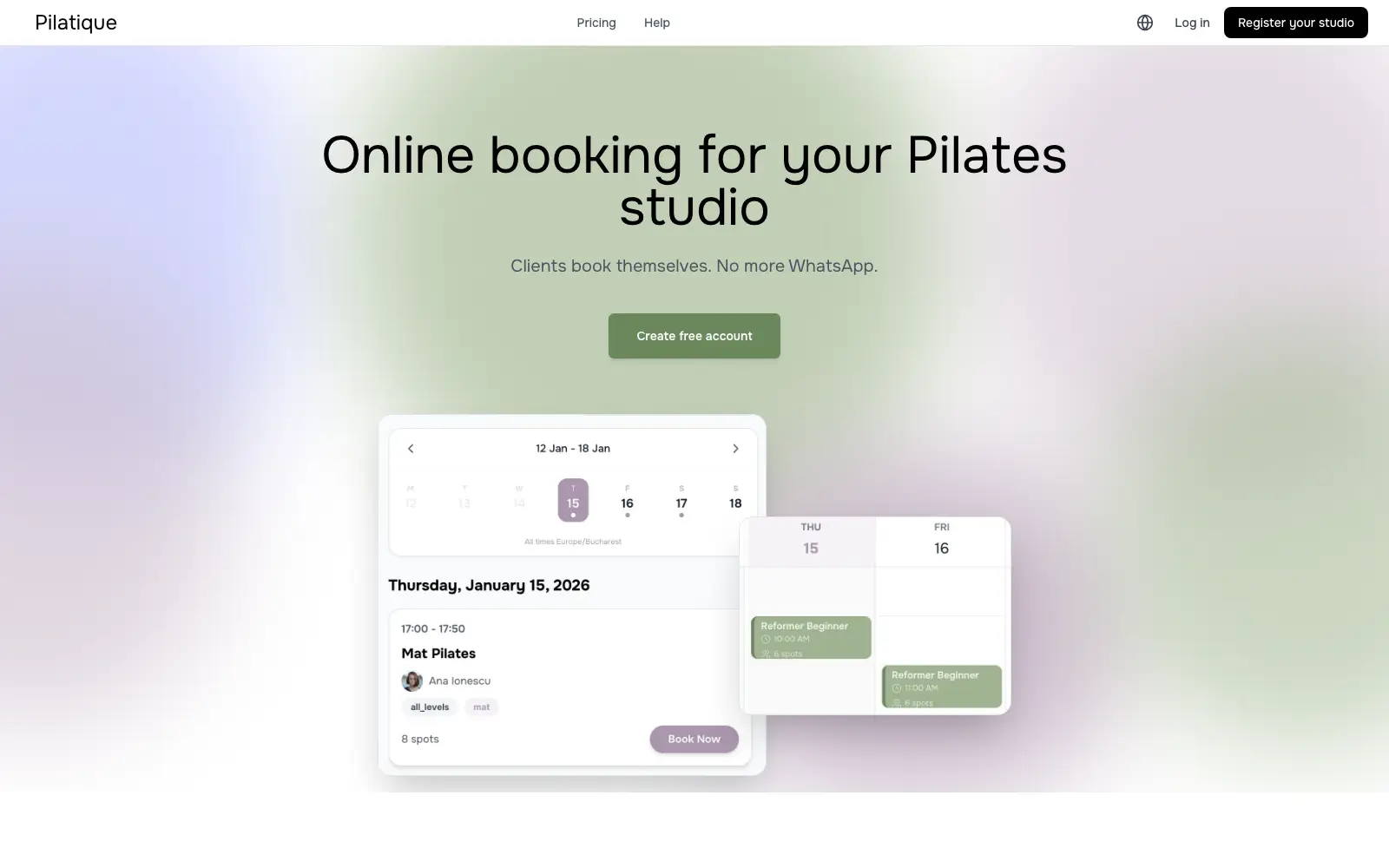 Pilatique website