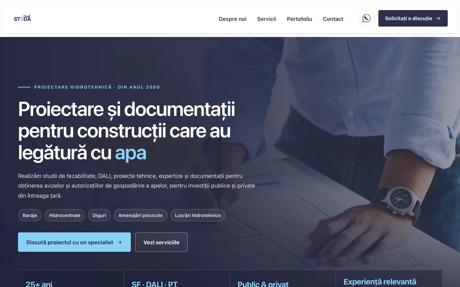 The STSDA website, built by bylum