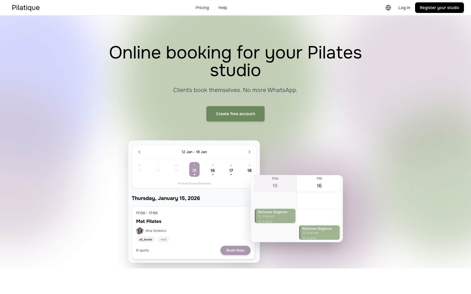 Pilatique website